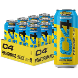 Cellucor C4 Millions Bubblegum Sugar Free Energy Drink (12x500ml)