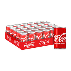 Coca-Cola Classic Soft Drink Cans (30 × 150ml)