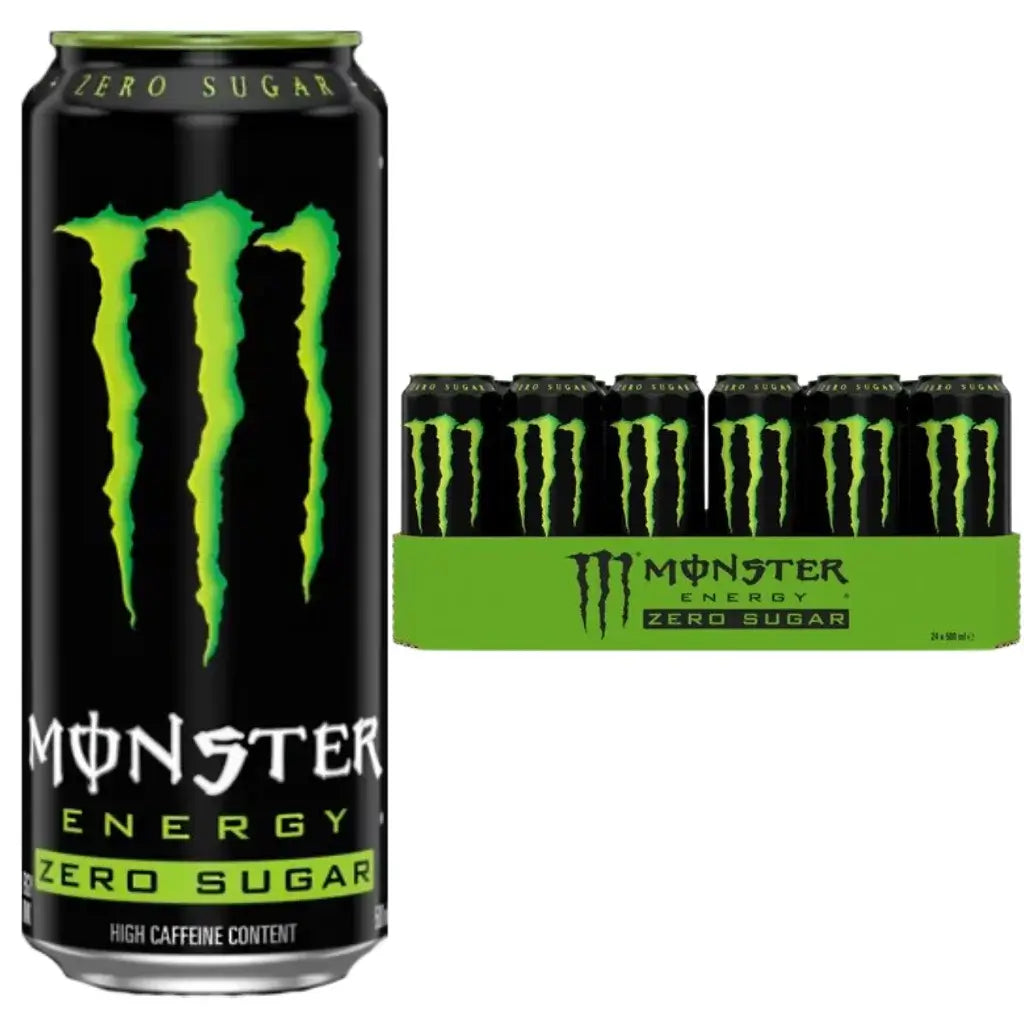 Monster Original Black Zero Sugar Energy Drink (24x500 ml)