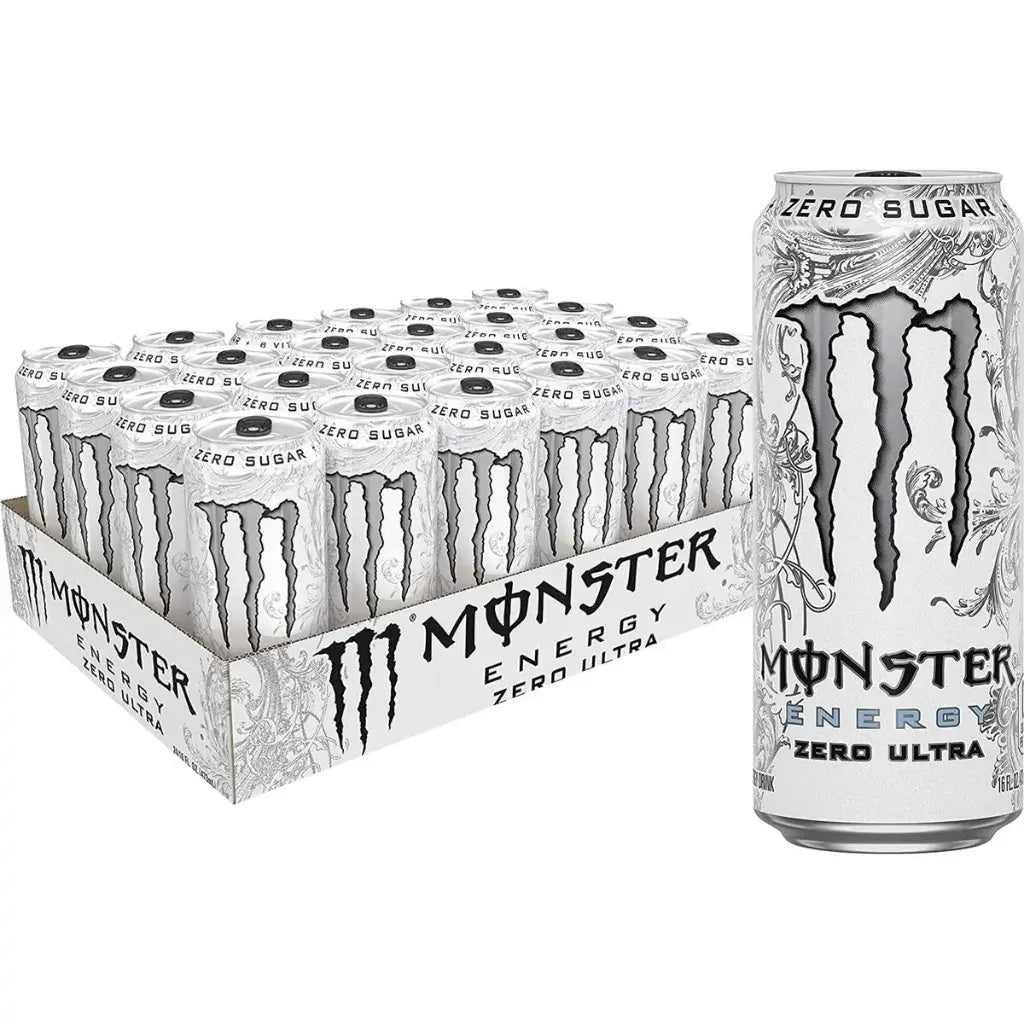 Monster Ultra White Energy Drink Cans (24x440ml)