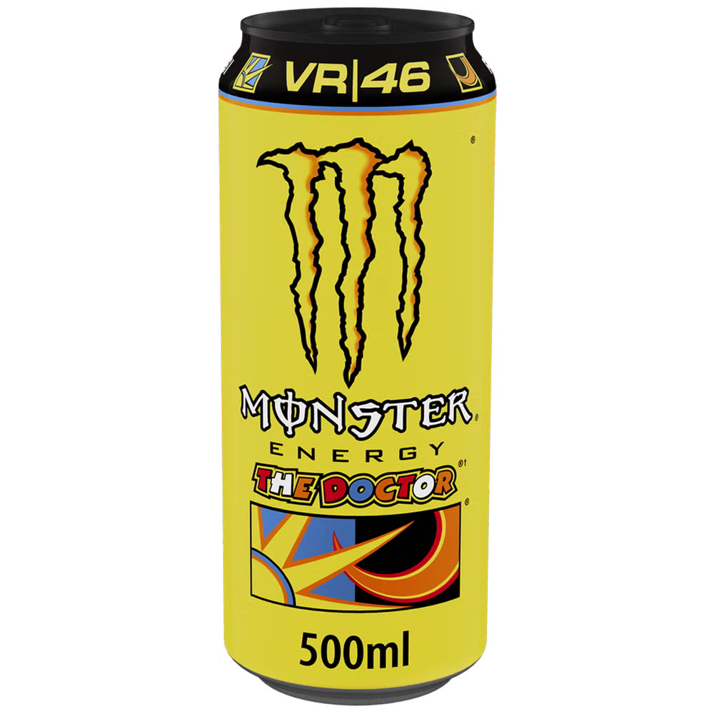 Monster VR46 The Doctor Rossi Energy Drink Cans - (24x500ml)