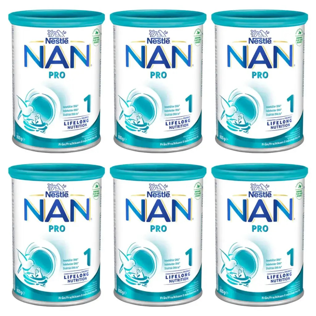 Nestle Nan Pro 1 Infant Milk Formula - (6x800g)