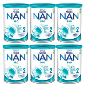 Nestle NAN Pro 2 Baby Milk Powder 6-12 Months - (6x800g)
