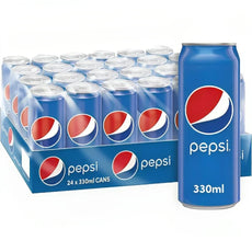 Pepsi Carbonated Soft Drink Cans (24x330ml)