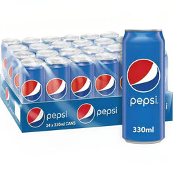 Pepsi Carbonated Soft Drink Cans (24x330ml)