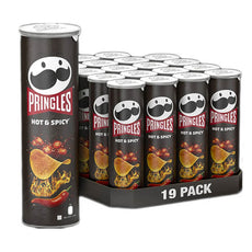 Pringles Hot & Spicy Potato Chips (19x165g)