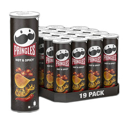 Pringles Hot & Spicy Potato Chips (19x165g)