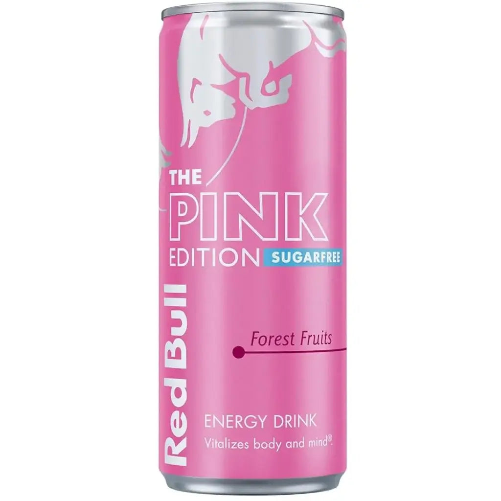Red Bull Pink Edition Forest Fruits Sugar‑Free – (24×250 ml)