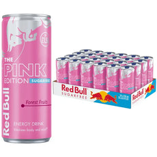 Red Bull Pink Edition Forest Fruits Sugar Free (24x250ml)
