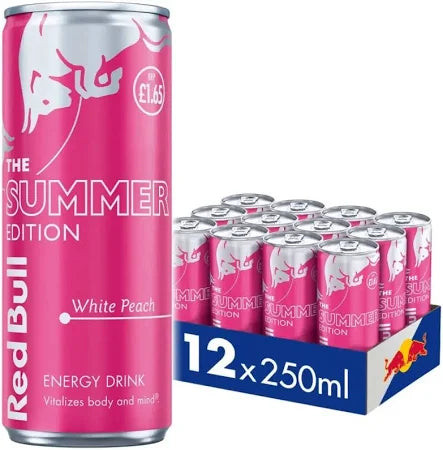 Red Bull Summer Edition White Peach (12x250ml)