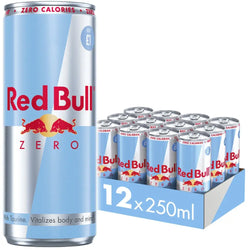 Red Bull Zero Energy Drink Cans (12x250ml)