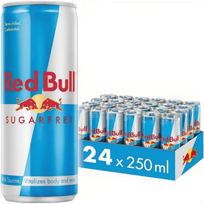 Red Bull Energy Drink Sugar Free Cans (24x250ml)