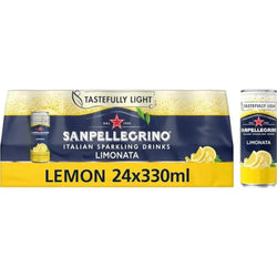 San Pellegrino Limonata Lemon Sparkling Juice Cans (24x330ml)