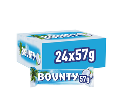 Bounty Milk And Coconut Chocolate (24x57g)