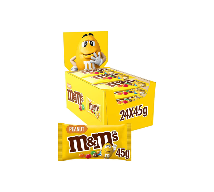 M&M's Peanut Chocolate Box (24x45g)