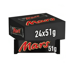 Mars Nougat And Caramel Chocolate Bars (24x51g)