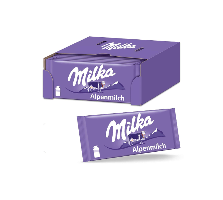 Milka Alpenmilch Chocolate Bars - (24x98g)