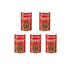 Papadopoulos Caprice Classic Cocoa Hazelnut Wafer Rolls - (5x115g)