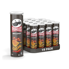 Pringles Hot & Spicy Potato Chips (19x165g)