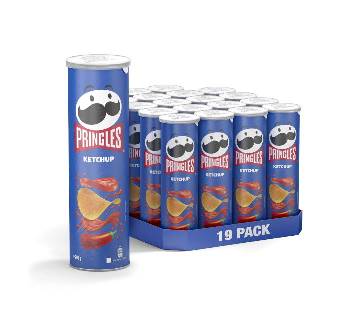 Pringles Ketchup Potato Chips (19x165g)