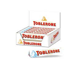 Toblerone Swiss White Chocolate Bar - (20x100g)