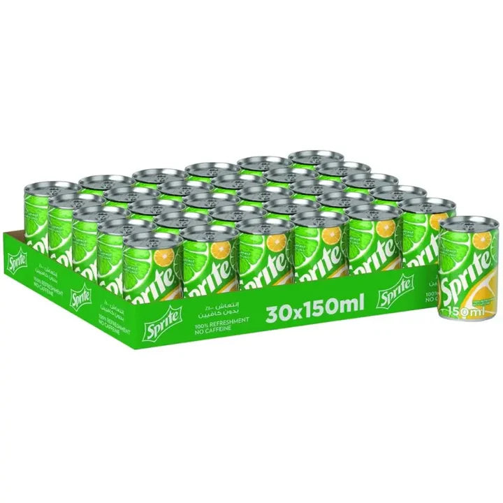 Sprite Soft Drink Cans (30 × 150ml)