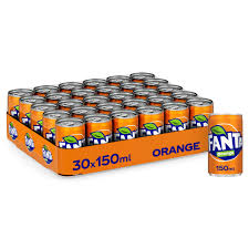 Fanta Orange Soft Drink Cans (30 × 150ml)