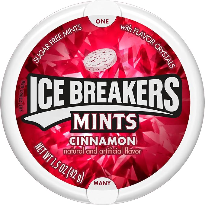 Ice Breakers Cinnamon Sugar-Free Mints - (8x42g)