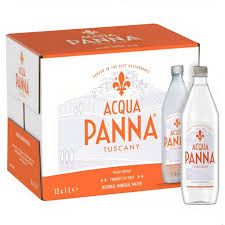 Acqua Panna Natural Mineral Water Plastic Bottles (12x1L)
