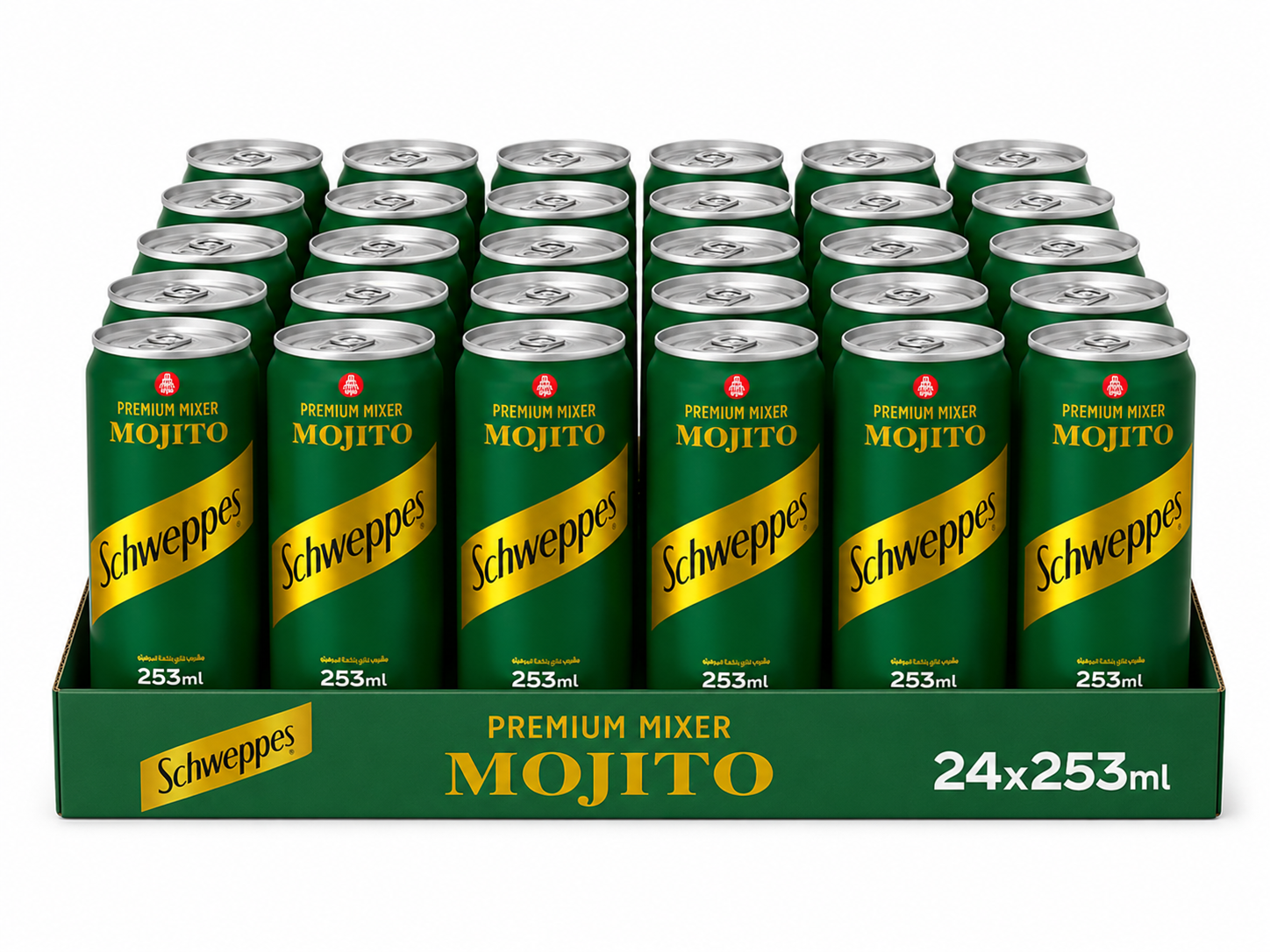 Schweppes Mojito Sparkling Cans - (24x250ml)
