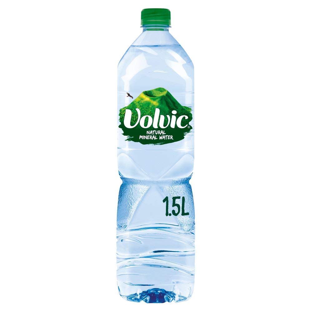 Volvic Natural Mineral Water Bottles - (6x1.5L)
